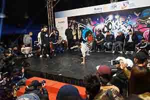 Breakdance contest, Hong Kong Cultural Centre Piazza, Tsim Sha Tsui, 25 February 2017