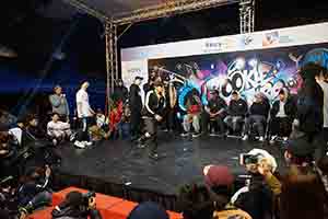 Breakdance contest, Hong Kong Cultural Centre Piazza, Tsim Sha Tsui, 25 February 2017