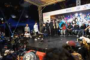 Breakdancing contest, Hong Kong Cultural Centre Piazza, Tsim Sha Tsui, 25 February 2017
