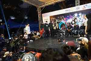 Breakdance contest, Hong Kong Cultural Centre Piazza, Tsim Sha Tsui, 25 February 2017
