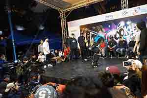 Breakdance contest, Hong Kong Cultural Centre Piazza, Tsim Sha Tsui, 25 February 2017