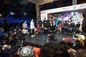 Breakdancing contest, Hong Kong Cultural Centre Piazza, Tsim Sha Tsui, 25 February 2017