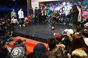 Breakdancing contest, Hong Kong Cultural Centre Piazza, Tsim Sha Tsui, 25 February 2017