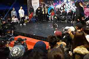 Breakdancing contest, Hong Kong Cultural Centre Piazza, Tsim Sha Tsui, 25 February 2017