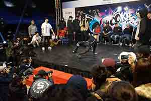 Breakdance contest, Hong Kong Cultural Centre Piazza, Tsim Sha Tsui, 25 February 2017