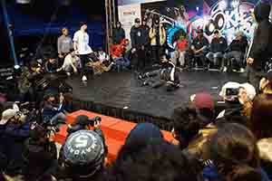 Breakdance contest, Hong Kong Cultural Centre Piazza, Tsim Sha Tsui, 25 February 2017