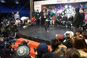 Breakdance contest, Hong Kong Cultural Centre Piazza, Tsim Sha Tsui, 25 February 2017