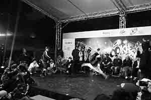 Breakdance contest, Hong Kong Cultural Centre Piazza, Tsim Sha Tsui, 25 February 2017