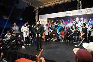 Breakdance contest, Hong Kong Cultural Centre Piazza, Tsim Sha Tsui, 25 February 2017