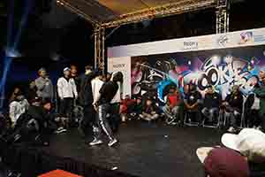 Breakdance contest, Hong Kong Cultural Centre Piazza, Tsim Sha Tsui, 25 February 2017