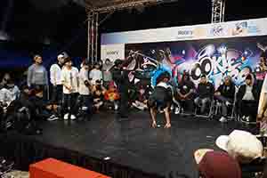 Breakdance contest, Hong Kong Cultural Centre Piazza, Tsim Sha Tsui, 25 February 2017