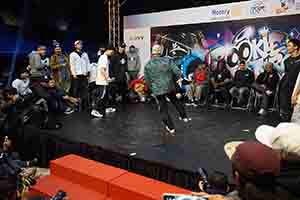 Breakdance contest, Hong Kong Cultural Centre Piazza, Tsim Sha Tsui, 25 February 2017