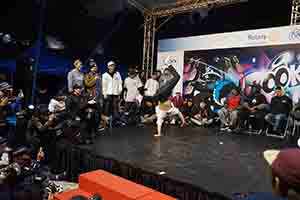 Breakdance contest, Hong Kong Cultural Centre Piazza, Tsim Sha Tsui, 25 February 2017