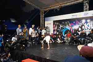 Breakdance contest, Hong Kong Cultural Centre Piazza, Tsim Sha Tsui, 25 February 2017