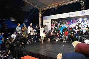 Breakdance contest, Hong Kong Cultural Centre Piazza, Tsim Sha Tsui, 25 February 2017