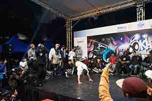 Breakdance contest, Hong Kong Cultural Centre Piazza, Tsim Sha Tsui, 25 February 2017