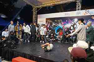 Breakdance contest, Hong Kong Cultural Centre Piazza, Tsim Sha Tsui, 25 February 2017