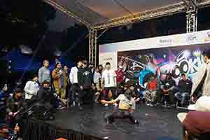 Breakdance contest, Hong Kong Cultural Centre Piazza, Tsim Sha Tsui, 25 February 2017