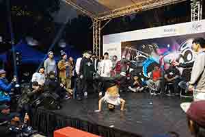 Breakdance contest, Hong Kong Cultural Centre Piazza, Tsim Sha Tsui, 25 February 2017