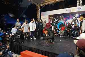 Breakdance contest, Hong Kong Cultural Centre Piazza, Tsim Sha Tsui, 25 February 2017