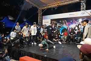 Breakdance contest, Hong Kong Cultural Centre Piazza, Tsim Sha Tsui, 25 February 2017