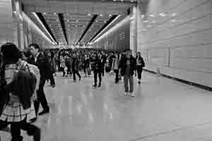 MTR connecting link between Central Station and Hong Kong Station, Central, 16 March 2017