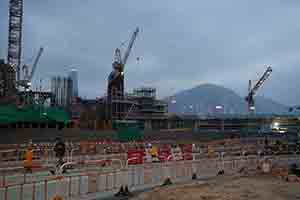 M+ under construction, West Kowloon Cultural District, 16 March 2017