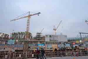 M+ under construction, West Kowloon Cultural District, 16 March 2017