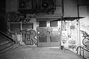 Graffiti on a wall, Sheung Wan, 18 March 2017