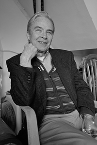 Joe Frizzell, a guest at a St. Patrick's Day party, Silvermine Bay Beach, 19 March 2017