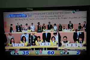 Television broadcast of the Hong Kong chief executive election, 26 March 2017