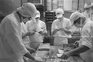 Making dumplings in the open kitchen of Din Tai Fung, Causeway Bay, 27 March 2017