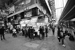 Street scene, Lockhart Road, Wanchai, 30 March 2017