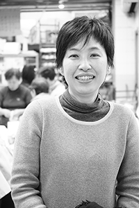 Social science academic Maggy Lee, Queen Street cooked food market, Sheung Wan, 9 March 2017