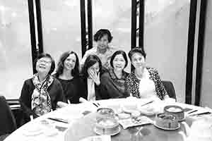 Lunch with former students, Pacific Place, 12 April 2017