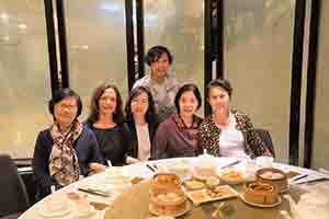 Lunch with former students, Pacific Place, 12 April 2017