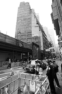 Building under construction, Wing Lok Street, Sheung Wan, 24 April 2017