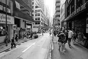 Street scene, Wing Lok Street, Sheung Wan, 18 May 2017