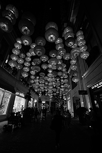 Lanterns, Lee Tung Avenue, Wanchai, 26 May 2017