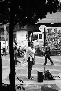 Street performance, Morrison Street, Sheung Wan, 9 June 2017