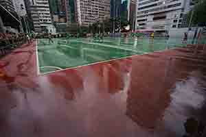 Southorn Playground after rain, Wanchai, 13 June 2017