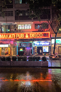 Lockhart Road at night, Wanchai, 13 June 2017