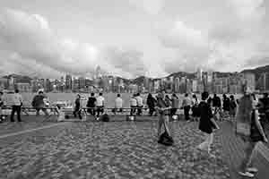 At the harbourfront in Tsim Sha Tsui, Kowloon, 23 June 2017