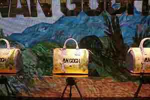 Van Gogh-themed shop window display, Louis Vuitton, Landmark, Central, 27 June 2017