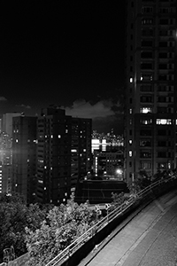 Night view of Tai Hang, 1 July 2017