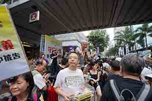 Annual pro-democracy march from Victoria Park, Hennessy Road, Wanchai, 1 July 2017