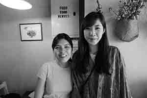 Students from Hong Kong Education University, Portland Street, Prince Edward, 8 July 2017