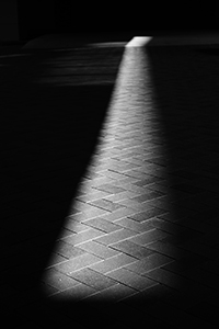 Strip of light on the ground, University of Hong Kong, Pokfulam, 12 July 2017
