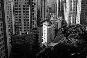 View from the University of Hong Kong campus, Pokfulam, 12 July 2017