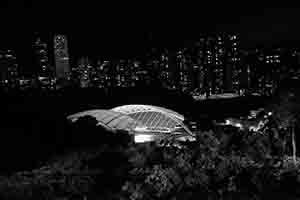 Hong Kong Stadium at night, 1 July 2017